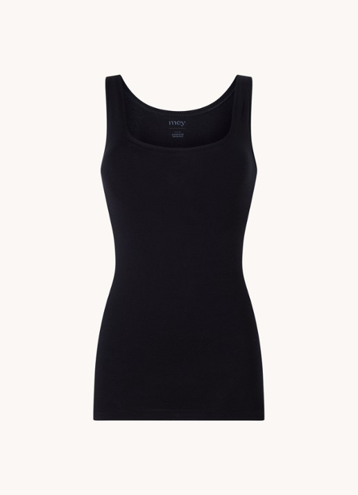 Mey Superfine  singlet met stretch - voorkant 2 zwart