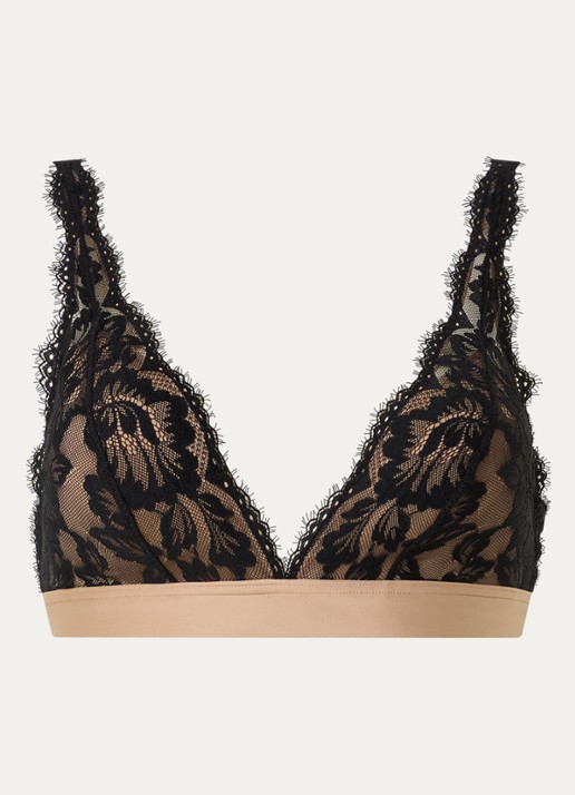 Mey Voorgevormde bralette met overlay van kant