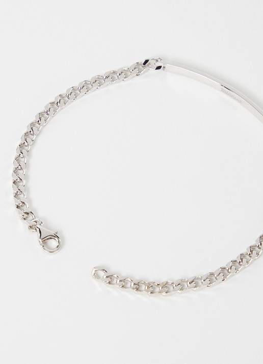 Miansai ID Chain schakelarmband van zilver - voorkant 3 zilver