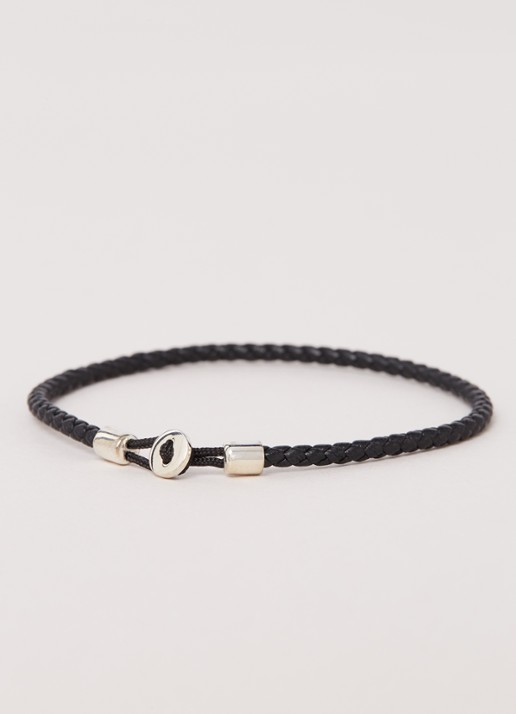 Miansai Nexus armband van leer - detail 3 zwart