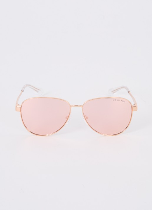 Michael Kors Biarritz zonnebril MK1160 - detail roségoud