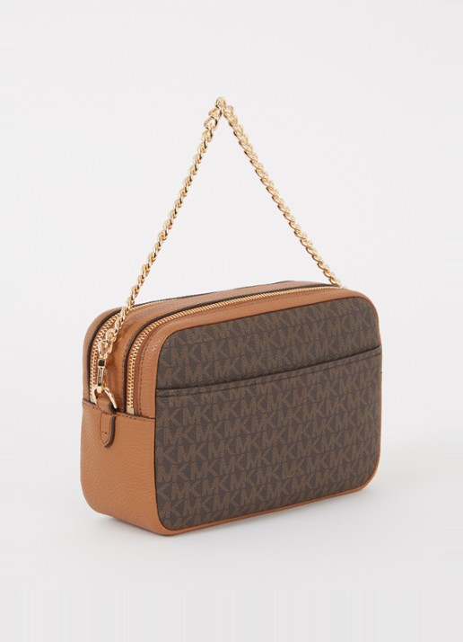 Michael Kors Bryant crossbodytas met afneembare schouderriem - achterkant 3 roestbruin