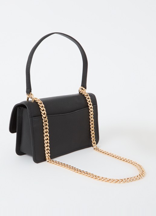 Michael Kors Claire Large crossbodytas van leer - achterkant 6 zwart