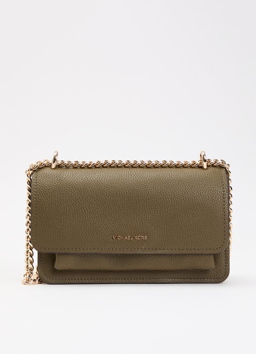 Michael Kors Claire Large schoudertas van leer