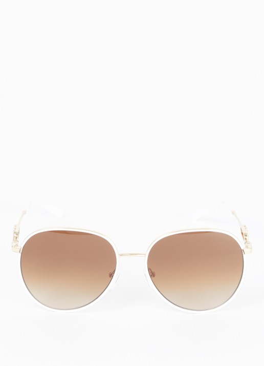 Michael Kors Empire zonnebril MK1128J - detail wit