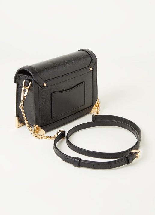 Michael Kors Grace crossbodytas van lakleer - achterkant 4 zwart
