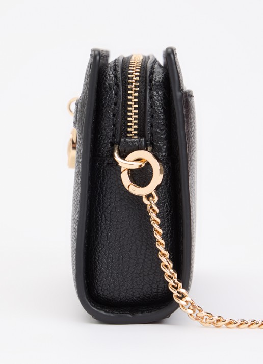 Michael Kors Hamilton clutch met afneembare schouderriem - detail 5 zwart