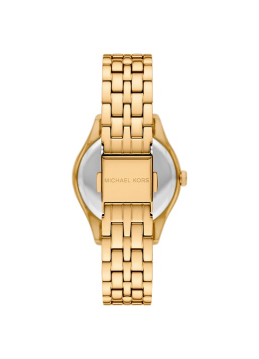 Michael Kors Harlowe horloge MK7651 - detail goud