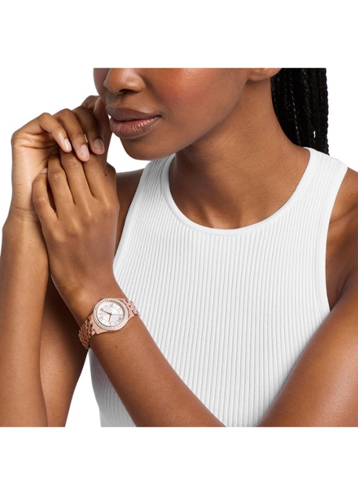 Michael Kors Harlowe Horloge MK7652 - detail 4 roségoud