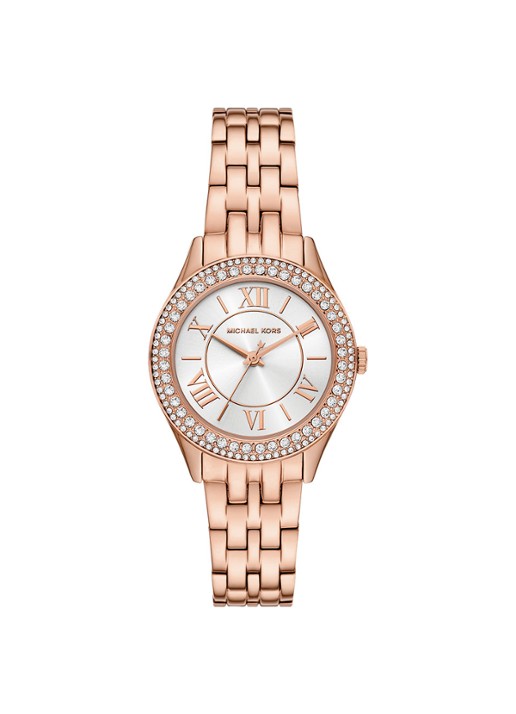 Michael Kors Harlowe Horloge MK7652 - voorkant roségoud