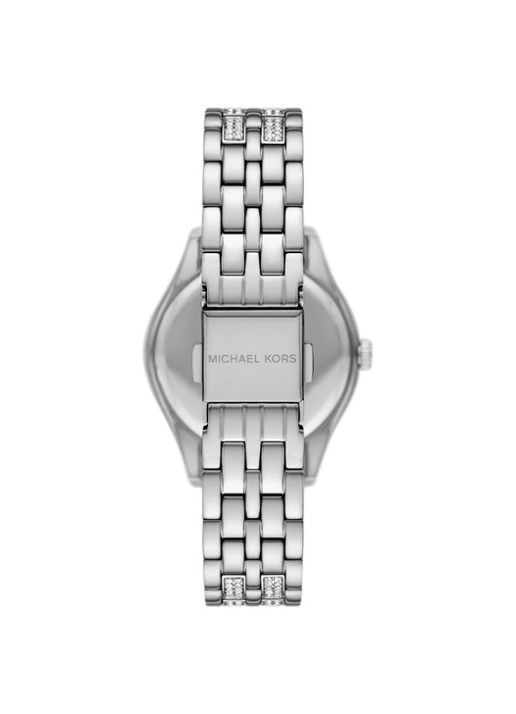 Michael Kors Harlowe horloge MK7653 - detail zilver