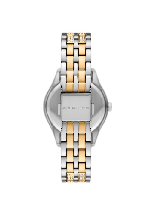 Michael Kors Harlowe horloge MK7654 - detail zilver