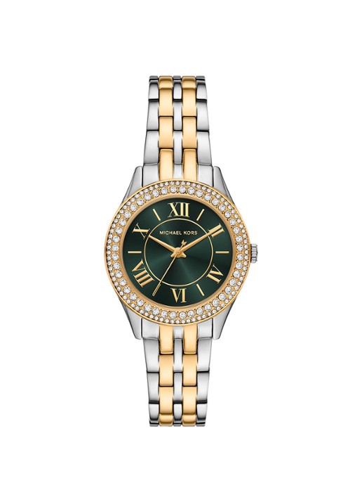 Michael Kors Harlowe horloge MK7654 - voorkant 5 zilver