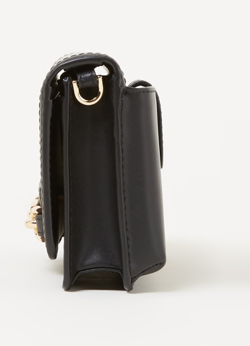 Michael Kors Heather Small crossbody portemonnee van leer - detail 2 zwart