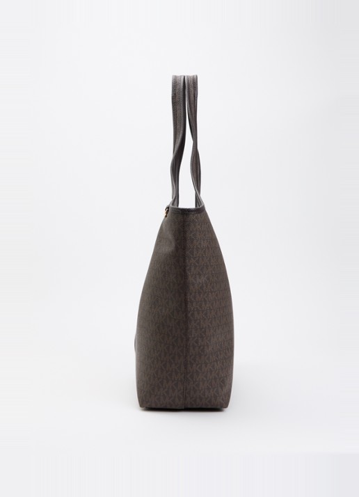 Michael Kors Henly Large shopper met logoprint - detail 3 chocoladebruin