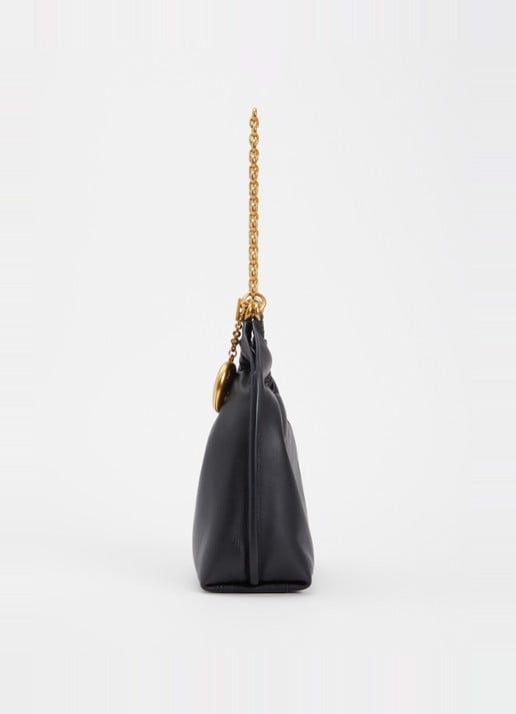 Michael Kors Indie Medium schoudertas met logo - detail 2 zwart