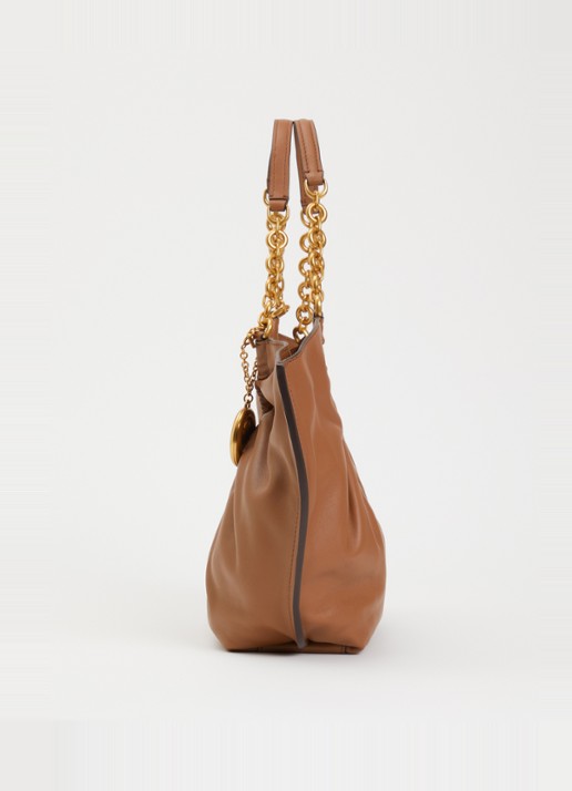 Michael Kors Indie schoudertas van leer - detail 3 beige