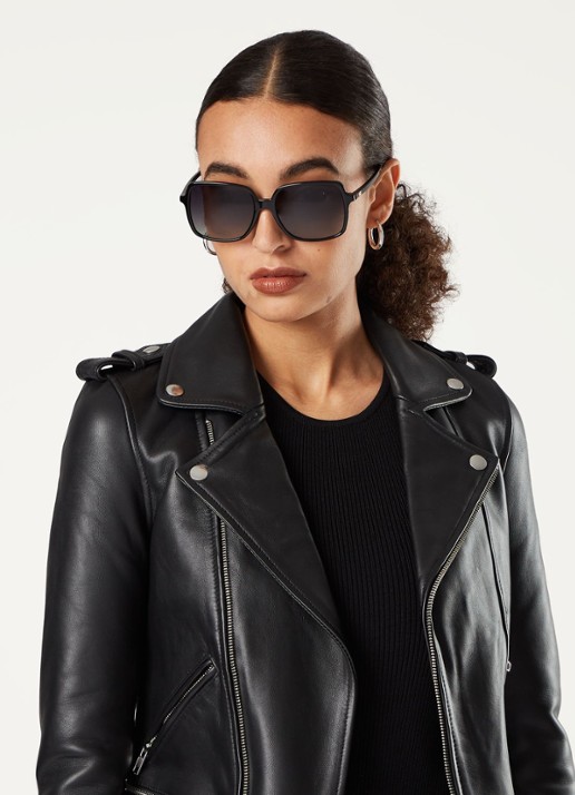 Michael Kors Isle Of Palms zonnebril gepolariseerd MK2098U - voorkant 2 zwart