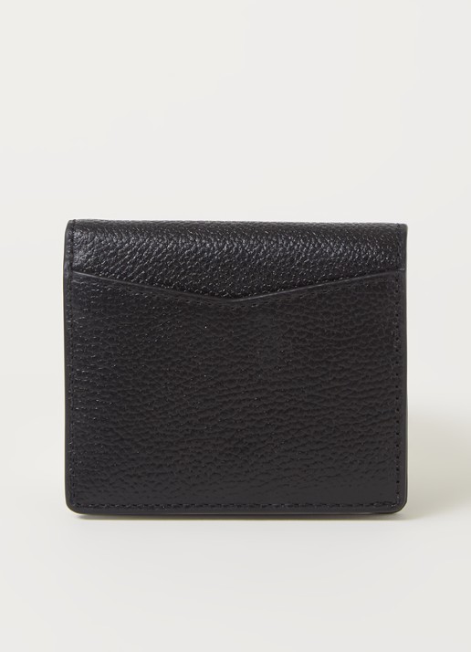 Michael Kors Izzy Small portemonnee van leer met logo - achterkant 3 zwart