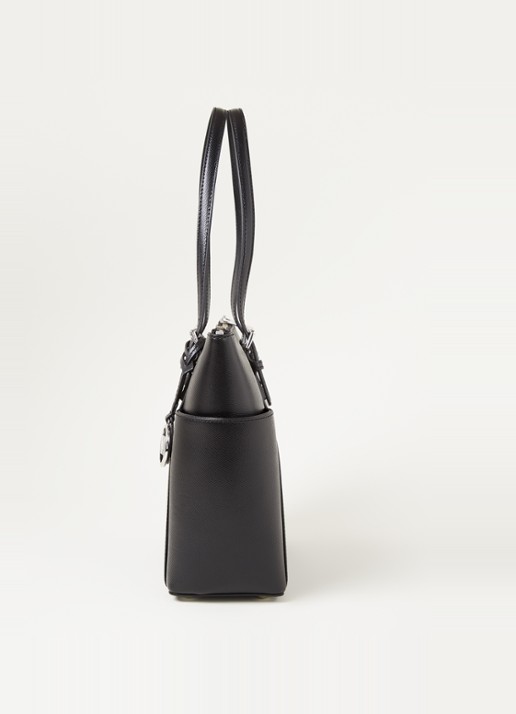 Michael Kors Jet Set schoudertas van leer - detail 4 zwart