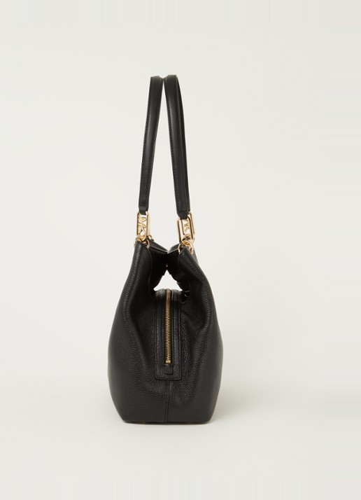 Michael Kors Kensington schoudertas van leer  - detail 3 zwart