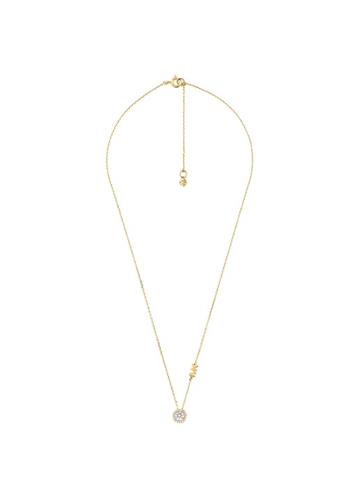 Michael Kors Ketting verguld MKC1208AN710 - voorkant 2 goud