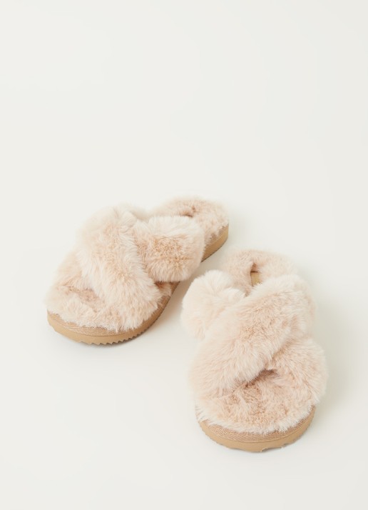 Michael Kors Lala pantoffel - detail creme