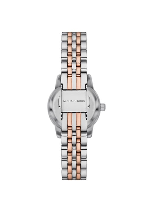 Michael Kors Lexington horloge en armbanden set van 3 MK4817SET - detail zilver