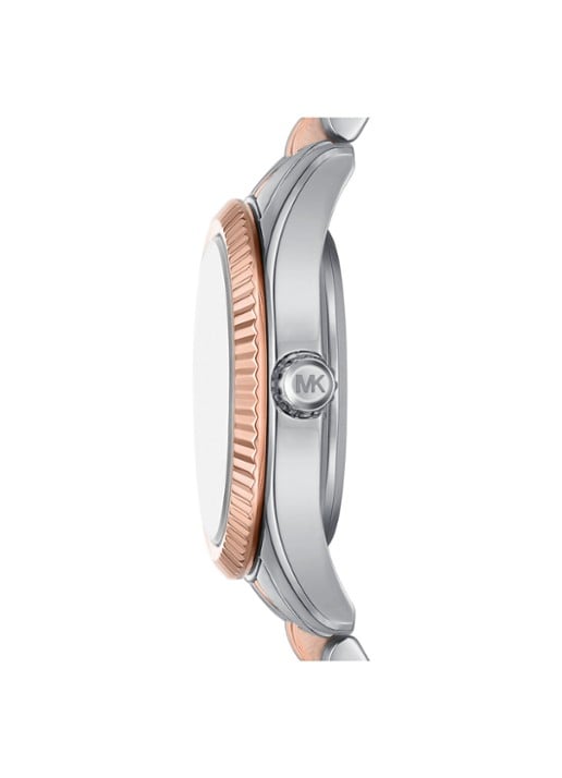 Michael Kors Lexington horloge en armbanden set van 3 MK4817SET - detail 2 zilver