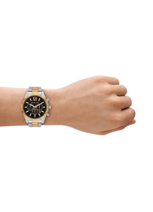 Michael Kors Lexington horloge MK9207 - detail 3 zilver