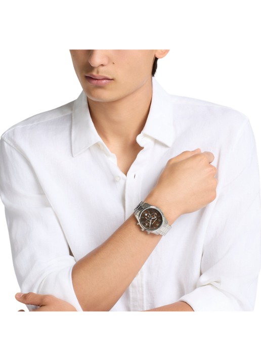 Michael Kors Lexington horloge MK9278 - detail 3 zilver