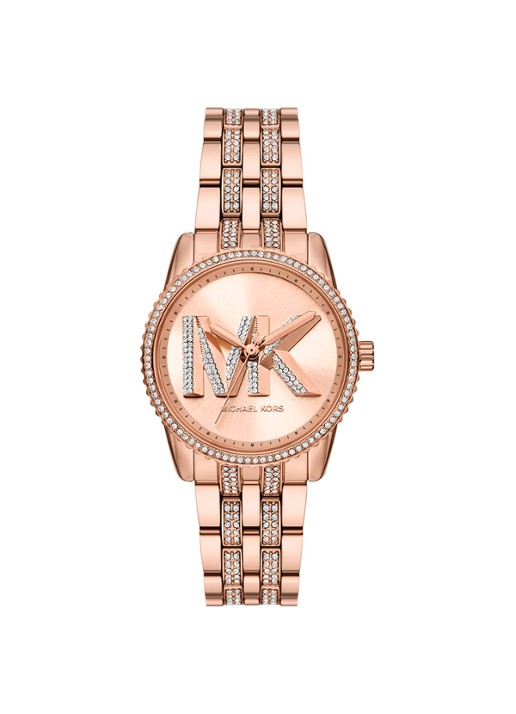 Michael Kors Mini Bryant horloge MK7541 - voorkant roségoud