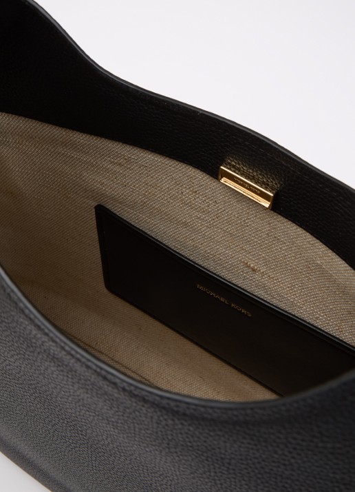 Michael Kors Nolita Large schoudertas van leer - detail 4 zwart