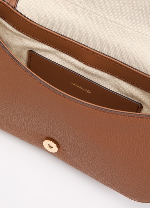 Michael Kors Nolita Medium schoudertas van leer met afneembare schouderriem - detail 2 camel