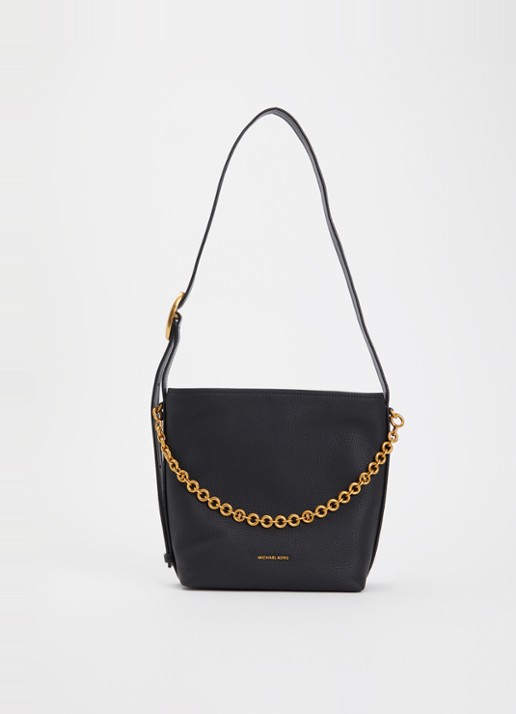 Michael Kors Nolita Small schoudertas van leer met verstelbare schouderriem