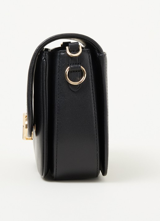 Michael Kors Parker crossbodytas van leer met suède details - detail 6 zwart