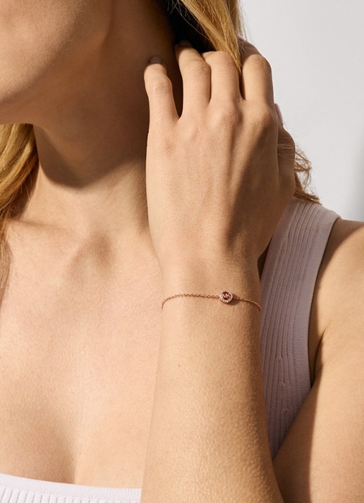 Michael Kors Premium armband verguld MKC1762CZ791 - voorkant 4 roségoud