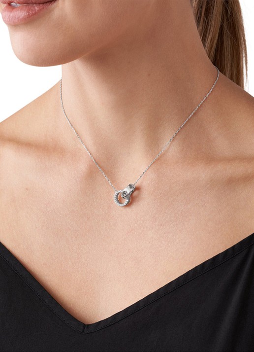 Michael Kors Premium ketting van sterling zilver MKC1554AN040 - voorkant 3 zilver
