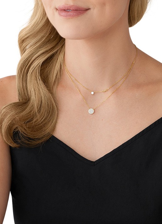 Michael Kors Premium ketting verguld MKC1591AN710 - voorkant 2 goud