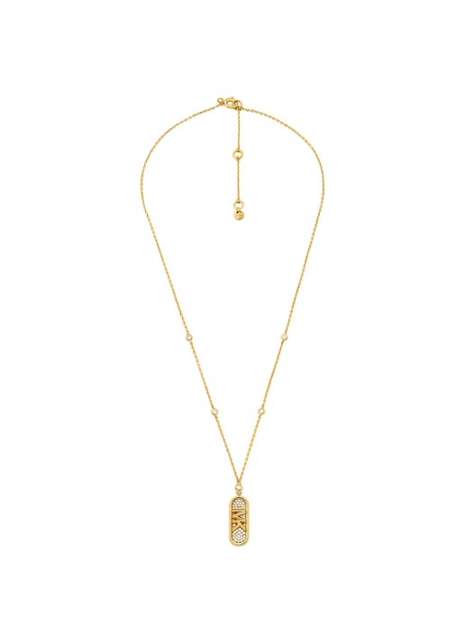 Michael Kors Premium ketting verguld MKC1729CZ710 - detail goud