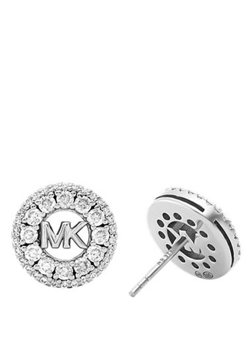 Michael Kors Premium oorknopjes van zilver MKC1827040 - detail zilver