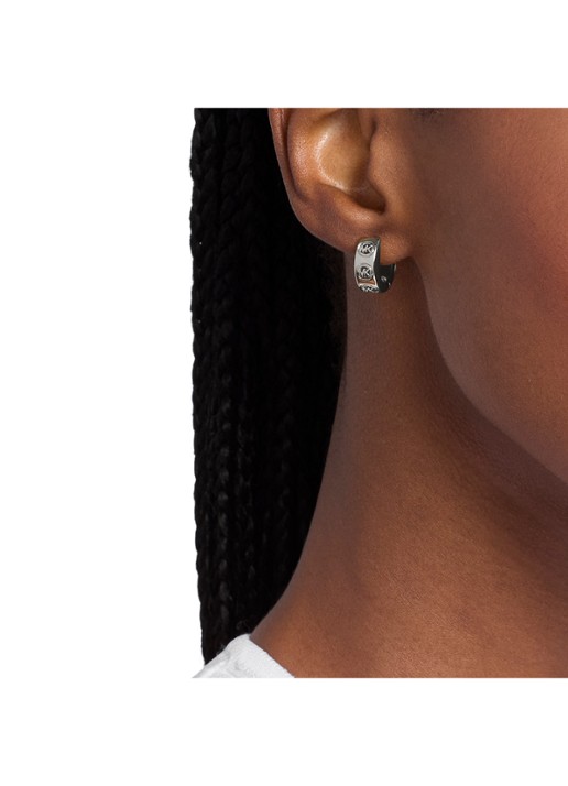 Michael Kors Premium oorringen MKJ8655040 - detail 3 zilver