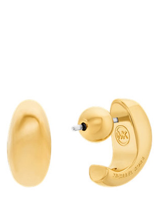 Michael Kors Premium oorringen verguld MKJ8606710 - detail goud
