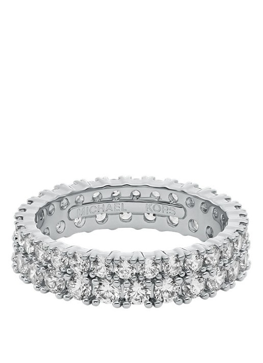 Michael Kors Premium ring met zirkonia MKJ8523040 - detail 2 zilver