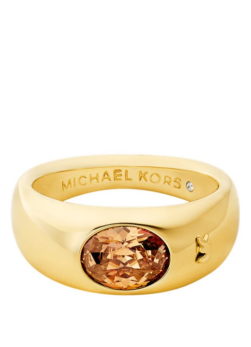 Michael Kors Premium ring verguld MKJ8484710 - detail 3 goud