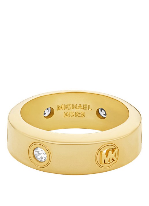 Michael Kors Premium ring verguld MKJ8651710 - detail 2 goud