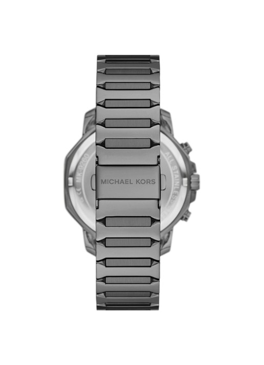 Michael Kors Prescott horloge MK9259 - detail antraciet