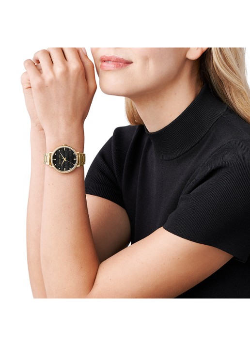 Michael Kors Pyper horloge MK4916 - detail 4 goud