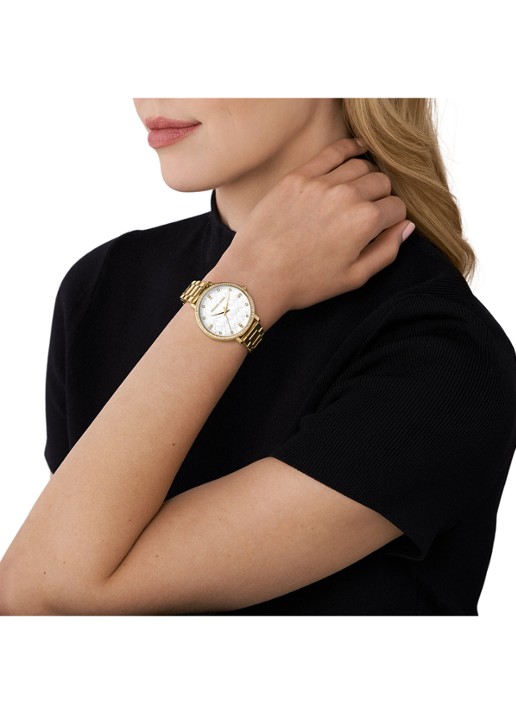 Michael Kors Pyper horloge MK4919 - detail 4 goud