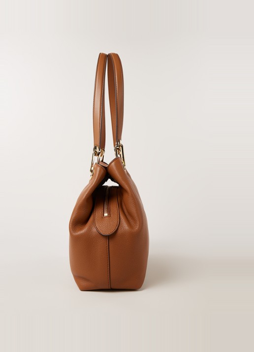 Michael Kors Raven Large schoudertas van leer - detail 5 bruin